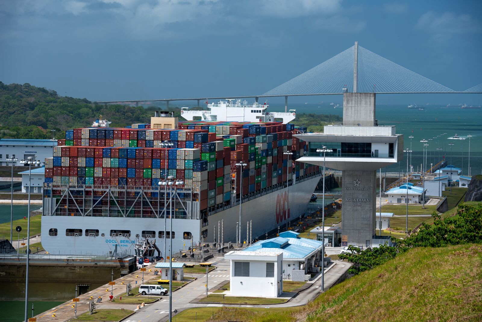 Large Agua Clara Locks, Colón Province.